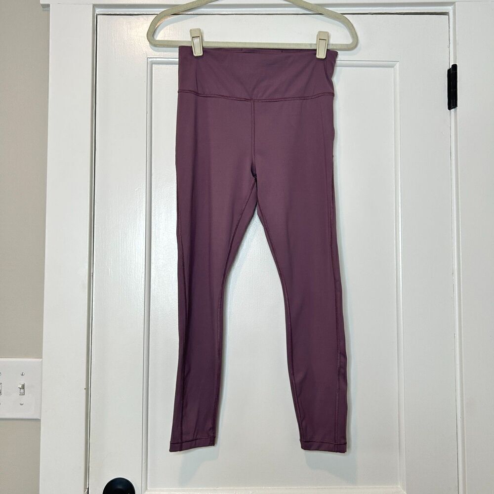 Athleta Ultimate Stash Pocket 7/8 Tight Purple Workout Leggings Size Small - Picture 3 of 8
